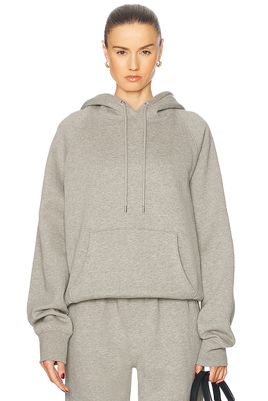 Acne Studios Yala Hoodie in Grey Melange FWRD