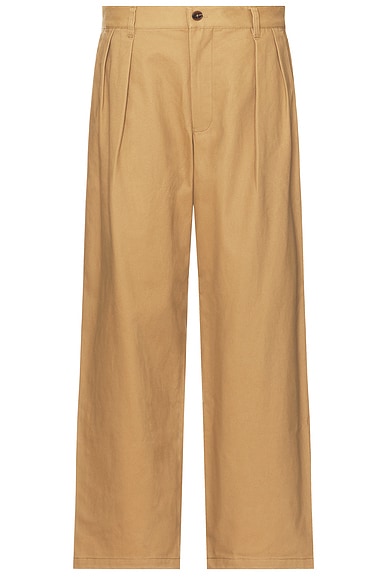 Wide Leg Pleated Trouser