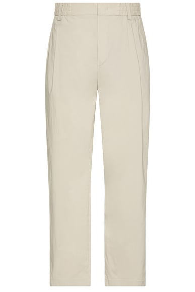 Relaxed Nylon Pleated Pant