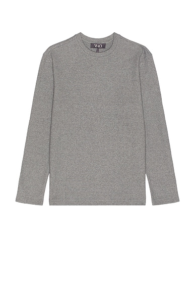 The Textured Long Sleeve Tee