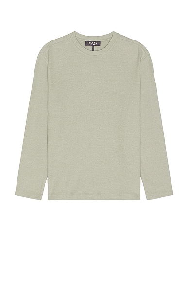 The Textured Long Sleeve Tee