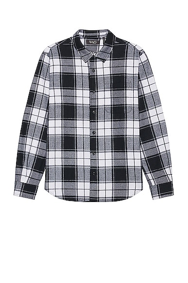 WAO The Flannel Shirt in Black & White
