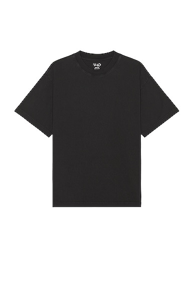 WAO The Relaxed Tee in Washed Black