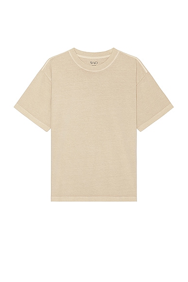 WAO The Relaxed Tee in Tan