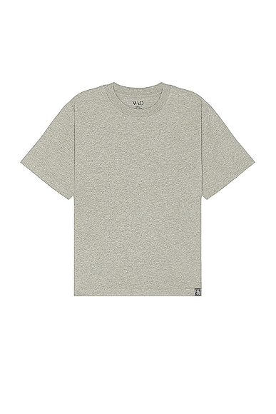 WAO The Relaxed Tee in Heather Grey