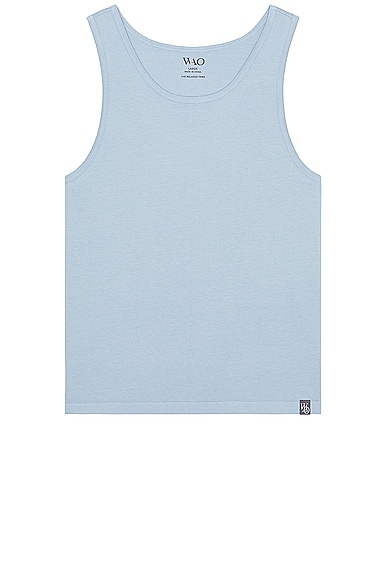 WAO The Relaxed Tank in Dusty Blue