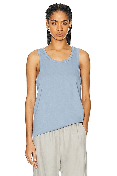 WAO The Relaxed Tank in Dusty Blue