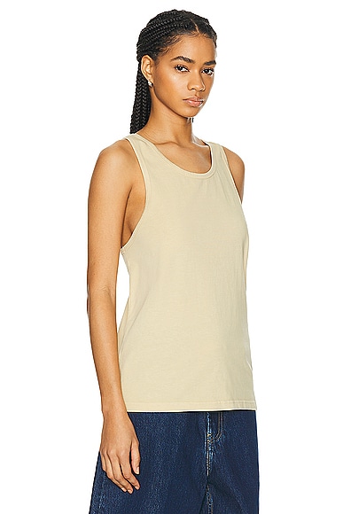 Shop Wao The Relaxed Tank In Light Brown