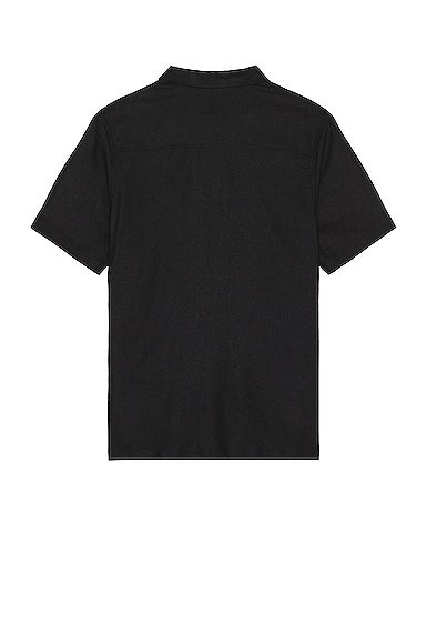 Shop Wao The Short Sleeve Shirt In Black