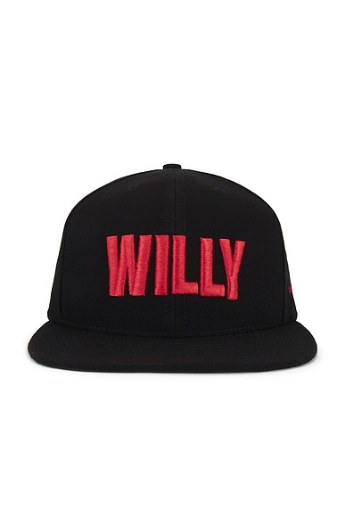 Willy Chavarria Willy Cap in Black