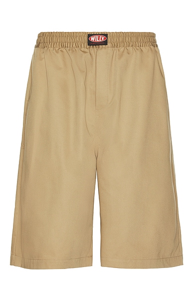 Willy Chavarria Kendrick Boxer Shorts in Khaki