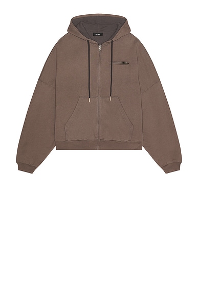 YEEZY Season 3 Relaxed Fit Hoodie in Onyx Tame FWRD