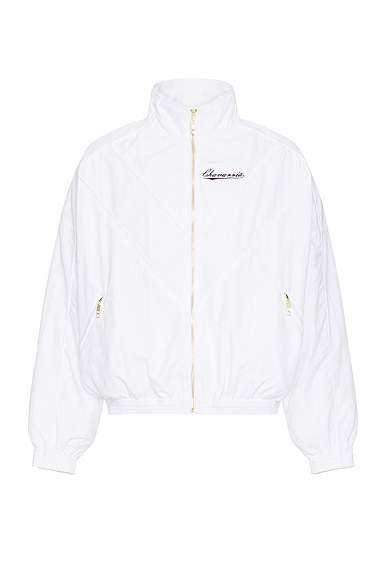 Shop Willy Chavarria Bad Boy Track Jacket In White