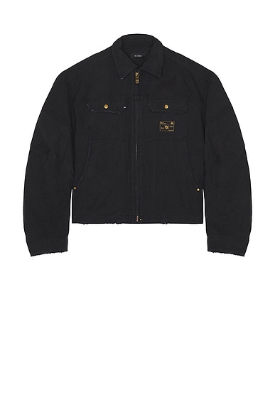 Willy Chavarria Stockton Work Jacket in Black