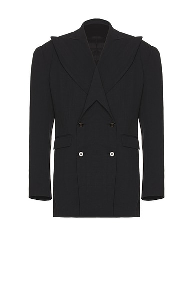 Willy Chavarria Heretic Blazer in Black