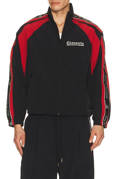 Willy Chavarria Casa De Chavarria Tape Jacket in Black