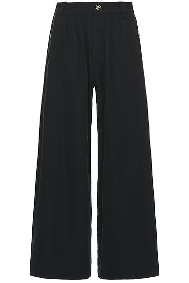 Shop Willy Chavarria Mudflaps Trousers In Black