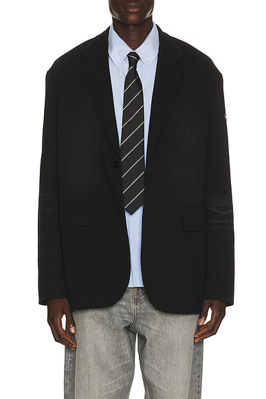 Washed Jersey Blazer