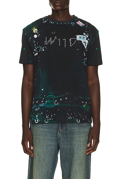 Trompe-L'Oeil Pierced T-Shirt