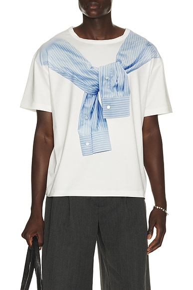Trompe-L'Oeil Tied Up T-Shirt