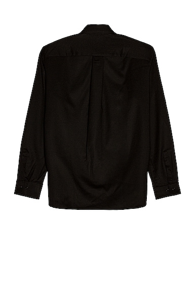 Shop Wardrobe.nyc Flannel Shirt In Black