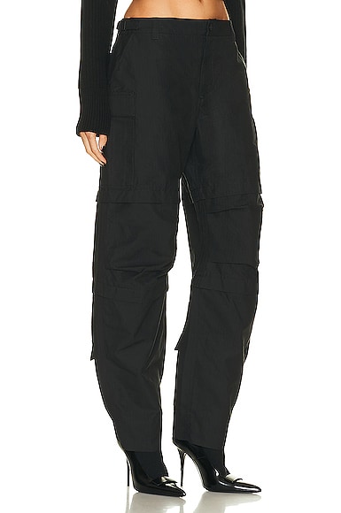 Shop Wardrobe.nyc Cargo Pant In Black
