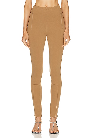 Leggings Givenchy Brown size M International in Synthetic - 32239082
