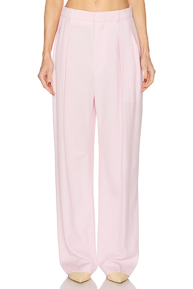 WARDROBE.NYC Low Rise Trouser in Blush