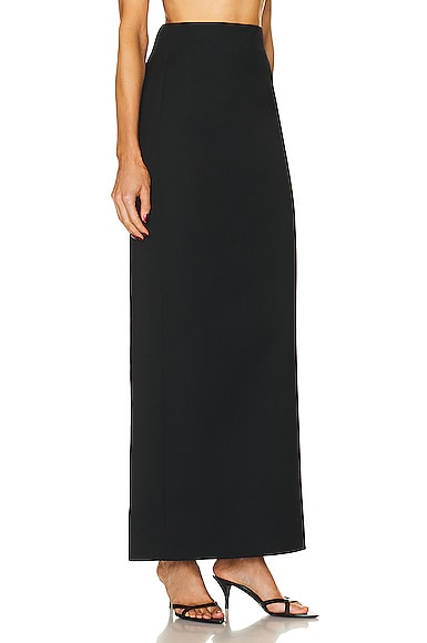 Shop Wardrobe.nyc Column Skirt In Black