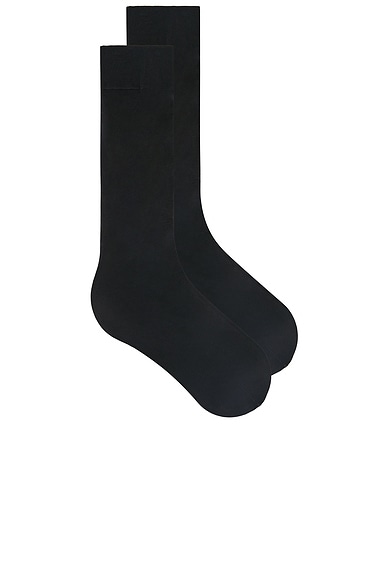 Wolford Satin Touch 20 Knee High Socks in Black