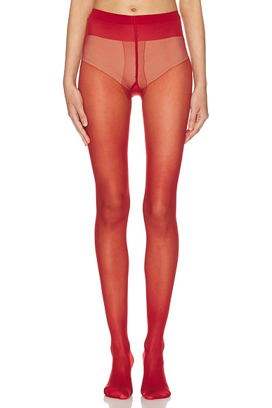 Wolford Individual 20 Tights in Crimson