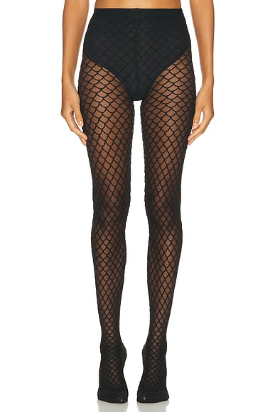 Velvet Net Illusion Tights