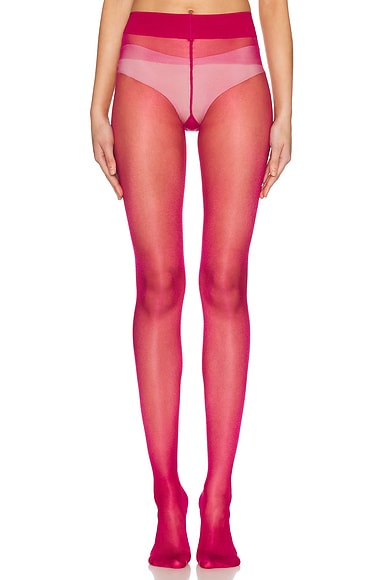Wolford Satin Touch 20 Tights in Ruby