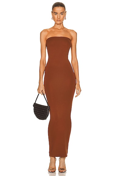 Wolford Fatal Dress in Brown