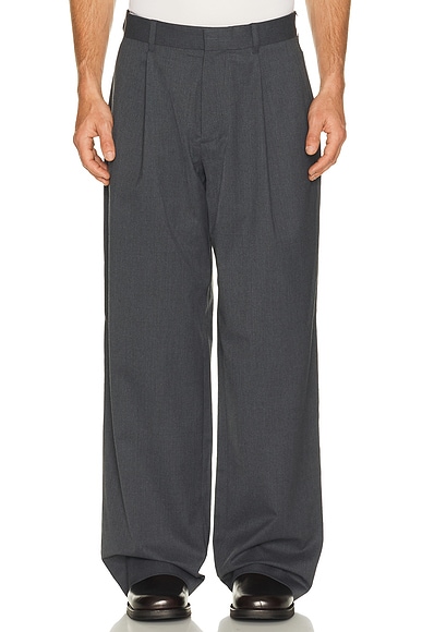 Won Hundred Camden Trousers in Dark Grey Melange