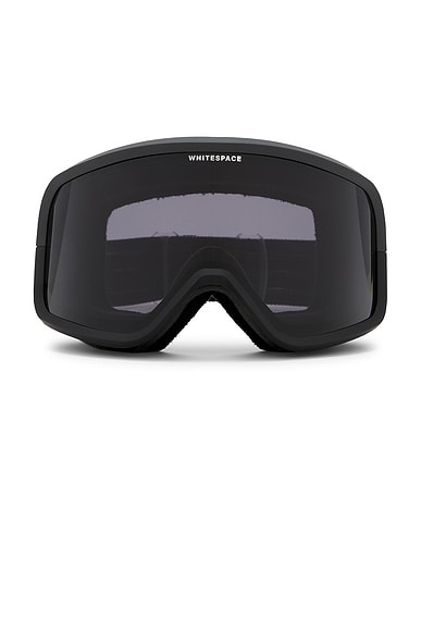 Whitespace Dual Tone HD Goggle in Black & Onyx Smoke Lens