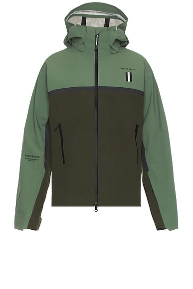 Whitespace 3l Performance Jacket in Laurel Green & Forest Green