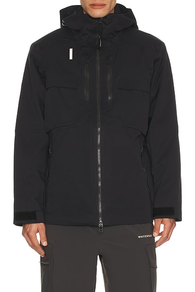 Whitespace 2L Insulated Cargo Jacket in Black