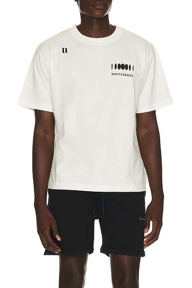 Whitespace Premium Graphic Tee in Whisper White