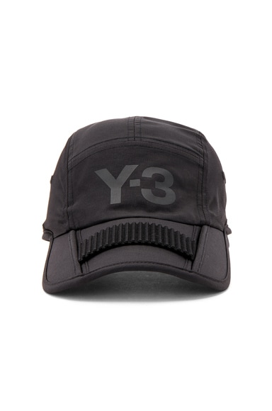 Yohji Yamamoto Foldable Cap in Black 