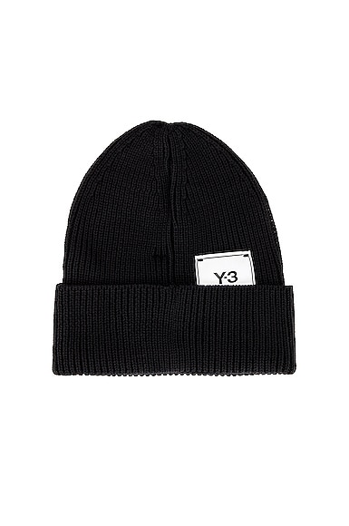 Y-3 Yohji Yamamoto Y-3 Classic Beanie in Black | FWRD
