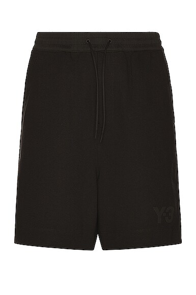 Y-3 Yohji Yamamoto Terry Shorts in Black