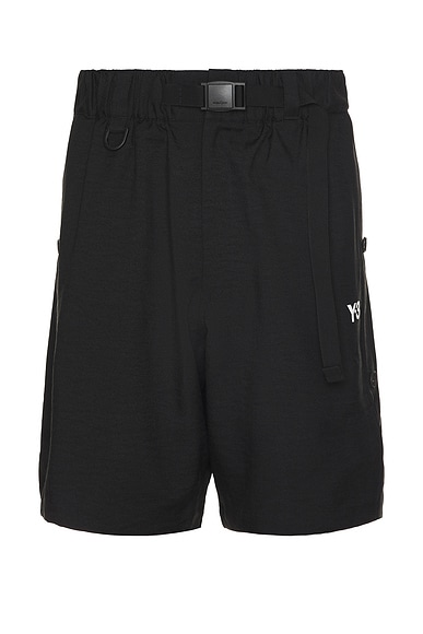 Y-3 Yohji Yamamoto Uni 3S Shorts in Black
