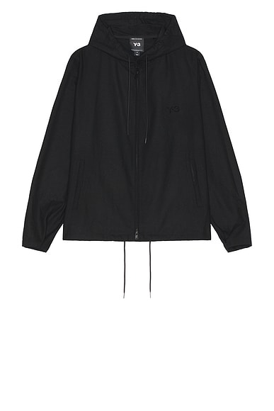 Y-3 Yohji Yamamoto Flannel Jacket in Black