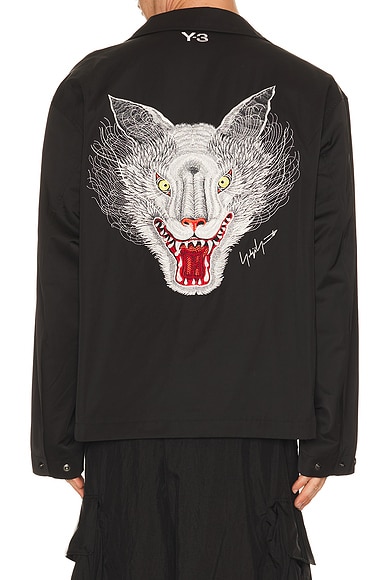 Y-3 x F1 Wolf Jacket in Black
