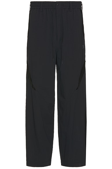 Shop Y-3 Nyl Pants In Black