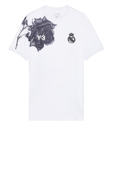 Shop Y-3 X Real Madrid Pre Jersey In White