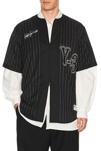 Y-3 Elite 5 Baseball Jersey in Black