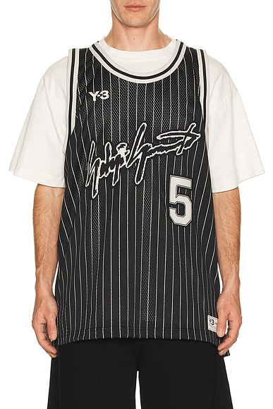 Elite 5 Bball Jersey Black