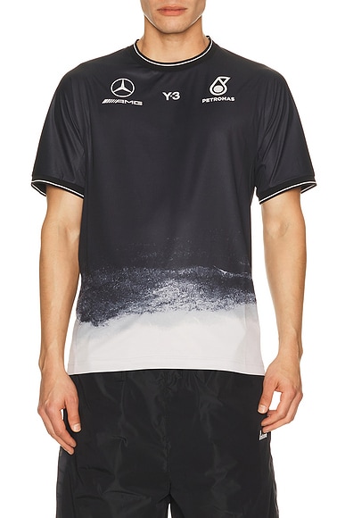 Y-3 x F1 Mech Jersey Black in Black